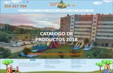 CATALOGO DE PRODUCTOS 2018 - Tumundohinchabletumundohinchable.com/wp-content/uploads/2018/04/... · simpáticos dibujos, colores, piscinas de bolas y toboganes, no pararán de reír
