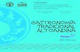 Gastronomía Tradicional Altoandina · 2013. 4. 8. · de Padre Rumi, Tinquerccasa, San Pablo de Occo y Parco Alto en Huancavelica en Perú. A las organizaciones y sus autoridades