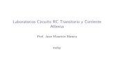 Laboratorios Circuito RC Transitorio y Corriente Alternamatera/fisicaii/2019/pdf/lab3-4.pdf · 2019. 5. 16. · Circuito RC transitorio. Ciclo de carga I Fijarlosvaloresde R yC segúnse