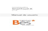 Controladores gráficos SmartTouch-K · SmartTouch-K - Controladores gráficos Manual de usuario v1.0 9 2.2.6 Escenas Ejecución de escena: el icono de escena permite ejecutar las