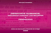 DERECHOS HUMANOS, - Coordinadora de la Mujer · 2018. 7. 19. · Derechos Humanos, violencia contra las mujeres y feminicidio 5 l Centro de Información y Desarrollo de la Mujer -