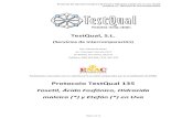 TestQual, S.L. · 2020. 7. 1. · Protocolo del ejercicio TestQual 135 Fosetil e Hidrazida maleica (*) en Uva. Rev04 TestQual, S.L. (Servicios de intercomparación) Página 2 de 12