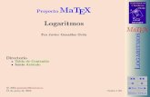 Proyecto MaTEX · 2014. 3. 19. · La invenci´on de los logaritmos al comienzo del siglo XVII trajo consigo un enormeahorrodetiempo.JohnNapier,oNeperenlat´ın,present´olasprimeras