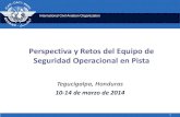Perspectiva y Retos del Equipo de Seguridad Operacional en ... · Perspectiva y Retos del Equipo de Seguridad Operacional en Pista Tegucigalpa, Honduras 10-14 de marzo de 2014 . 1