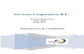 Servicios Cooperativos R.L. · La cooperativa es una unidad económica independiente, y no pertenece a ningún conglomerado o grupo financiero. v. Número de sucursales y agencias.