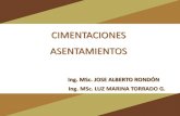 CIMENTACIONES ASENTAMIENTOS - Ingeas SAS · 2016. 10. 24. · presiones inducidas por una carga concentrada actuando sobre la superficie de un medio homogéneo, isotrópico y linealmente