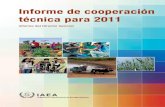 Informe de cooperación técnica para 2011 · 2020. 2. 18. · técnica para 2011 Informe del Director General GC(56)/INF/4 12-13803 % 1. INFORME DE COOPERACIÓN TÉCNICA ... de cooperación