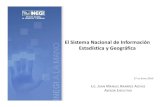 El Sistema Nacional de Información Estadística y Geográfica...El Consejo Consultivo Nacional (CCN) es un órgano colegiado de participación y consulta, encargado de opinar, proponer