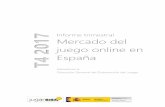 juego online en T4 España - Sector Gambling · 2018. 2. 12. · Nota metodológica La Dirección General de Ordenación del Juego (DGOJ) informa trimestralmente de la evolución
