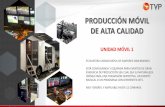 PRODUCCIÓN MÓVIL DE ALTA CALIDAD - TVP MOVIL 1 V2.pdf · 2018. 5. 29. · 2 framesync harris x50 . comunicaciÓn sistema de intercomunicacion adams 32 canales 7 estaciones rts kp