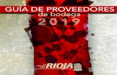 GUÍA DE PROVEEDORES de bodega 2019 - Vino de Rioja · productores de vino en 50 países con el fin de contribuir a mejorar la eficiencia de sus bodegas y la calidad de sus vinos.