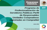 Programa de Profesionalización de Servidores Públicos ...pcop.funcionpublica.gob.mx/web/doctos/ua/sracp/upcp/perfil_de_un… · registradas en CompraNet Julio 2012 . Dirección