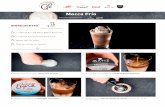 Mocca Frío - Apasionados por el Café · 2020. 11. 6. · 1. Agrega hielo en el vaso y media taza de leche. 2. Prepara una cápsula de café Matiz Ébano Espresso. 3. Prepara una