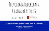 Tecnología Blockchain Cadena de Bloques - SISMOTUR...la cadena de bloques como notario universal Red de ordenadores conectados gracias a internet Cada uno contiene una copia de toda
