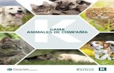 GAMA ANIMALES DE COMPAÑÍA - MD Veterinaria · 2016. 5. 27. · 2 Gama animales de Compañía LOXICOM meloXiCam PROPIEDADES FARMACOLÓGICAS Grupo farmacoterapéutico: antiinflamatorios