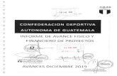 CDAG · 2020. 1. 27. · SERVICIOS DEPORTIVOS Y DE RECREACION -SERVICIOS DEPORTIVOS Municipio GUATEMALA (NOG' s) . Número de Operación de Guatecompras Responsable del proyecto :