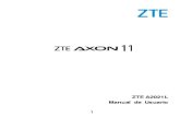 ZTE A2021L Manual de Usuario - ZTE Devices€¦ · ZTE Corporation renuncia explícitamente a cualquier responsabilidad por cualquier daño derivado de la modificación no autorizada