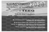 COMPENDIO L.E.E.Q. 2020teeq.gob.mx/wp-content/uploads/2020/10/Compendio... · 2020. 10. 4. · El “Compendio Legislativo Electoral” comprende cuatro rubros divididos en dos segmentos: