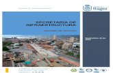 SECRETARÍA DE INFRAESTRUCTURA · la infraestructura vial, física y de servicios públicos, a través de un contrato interadministrativo con la Agencia de Desarrollo Local – ADELI-