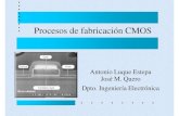 Procesos de fabricación CMOS - Universidad de Sevilla · 2010. 11. 22. · Introducción Procesos de fabricación CMOS – Adición de material (deposición) – Sustracción de