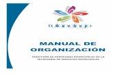 MANUAL DE ORGANIZACIÓN - Tulancingotransparencia.tulancingo.gob.mx/sites/default/files...Mantener actualizados los manuales de organización, procedimiento y de servicios al público