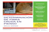 Determinacion de Fibra Cruda en pienso - RAFER S.L. · 2020. 2. 19. · PIENSO Aplicación: F&F-F-003-2019/A1 ISO 6865:2000 Piensos animales – Determinación del contenido de fibra