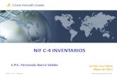NIF C-4 INVENTARIOS - imcpbcs.org.mx...Estimaciones por pérdidas por deterioro La NIF C-4 permite que, en determinadas circunstancias, las estimaciones por pérdidas por deterioro