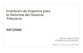 Comisión de Expertos para la Reforma del Sistema Tributario ... Portada/2014...0) Resumen Ejecutivo 1) Marco general de la reforma del sistema tributario español 2) Reforma del Impuesto