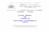 istplucianocastillo.comistplucianocastillo.com/docgestion/PAT2019.docx · Web viewEl Plan anual de Trabajo del I.E.S.T. P. “LUCIANO CASTILLO COLONNA” de Talara”, contiene la