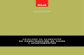CATÁLOGO DE ELEMENTOS - KLH Massivholz GmbH · 2019. 10. 28. · Edición: Catálogo de elementos de construcción de pisos y apartamentos, versión 01/2012 El contenido de este