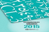 SANITARIAS 20MUNDIALES15 - WHO · Sanitarias Mundiales 2015 se ha recopilado a partir de publicaciones y bases de datos creadas y mantenidas por los programas técnicos y las oficinas