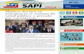 Maduro cara n emergencia l sistema e salu úblic rivado M pr …sapi.gob.ve/wp-content/uploads/2020/03/PDS_12_Marzo-2020.pdf · 2020. 3. 13. · 2 Periódico Digital del Sapi M ß