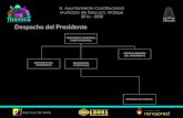 Despacho del Presidente 69/estrutura... · 2017. 6. 1. · H. Ayuntamiento Constitucional Municipio de Tizayuca, Hidalgo 2016 - 2020 PRESIDENTE MUNICIPAL CONSTITUCIONAL SECRETARÍA