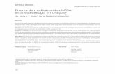 Rev Méd Urug 2017; 33(2):108-125 Errores de ...108 Errores de medicamentos LASA en anestesiología en Uruguay Dra. Karina A. E. Rando*, Lic. en Estadística Gabriela Rey† Resumen