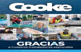 GRACIAS - Cooke Seafood · 2020. 10. 5. · de juegos para niños y apoyan a los jóvenes en momentos de vulnerabilidad. Con este nivel de dedicación, nunca he estado ... tratamiento