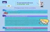 Coronavirus COVID-19 · 2020. 3. 13. · Cuida tu salud y protege a los demás a través de las siguientes medidas: ☑ Lávate las manos a fondo y con frecuencia con agua y jabón,