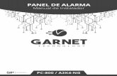 PANEL DE ALARMA - Garnet · Este manual contiene información acerca del funcionamiento del A2K4.NG® y sus restricciones, por lo tanto debe leerse cuidadosamente. Garantía Limitada: