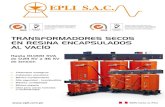 TRANSFORMADORES SECOS EN RESINA ......2018/05/13  · EPLI S.A.C. es actualmente el proveedor más grande de Transformadores Eléctricos y equipos Electrónicos de Potencia. Como empresa
