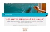 “LES MATES MÉS ENLLÀ DE L'AULA”...Presentació Fundació Jaume Bofill WEBINAR: Ens cal un Pla d’impuls de les matemàtiques?- 12 de Novembre de 2014 “LES MATES MÉS ENLLÀ