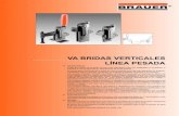Bridas verticales de línea pesada › pdf › Bridas-verticales-linea-pesada.pdfMODELO VA700TV para modelos neumáticos página 12 para modelos n eumáticos página 12 Las dimensiones
