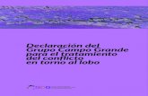 Declaración del Grupo Campo Grande para el tratamiento del ... › wp-content › uploads › ...conservación del lobo ibérico y la pervivencia de la ganadería extensiva. Tam-bién