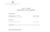 LEY 11.682 Impuesto a los réditos€¦ · y Videla, se inserta una petición relacio-nada con el impuesto a las transacciones. 6.-Se resuelve postergar la consideración del despacho