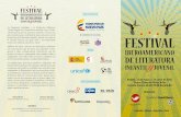 CON EL RESPALDO DE › PDFs › prog_festival_final_160516.pdfFestival Iberoamericano de Literatura Infantil y Juvenil, buscan que este evento se consolide como uno de los más importantes