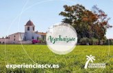 Agroturismo - Comunitat Valenciana · 2020. 1. 27. · AGROTURISMO desarrollo e impulso de programas de producto turístico experienciales. Es posible saborear y recorrer la Comunitat