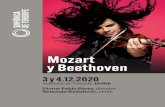 Mozart y Beethoven · 2020. 11. 30. · tud, escrita con tan sólo 19 años: su Concierto para violín nº3, compuesto en 1775. Mozart escribió sus cinco conciertos para violín