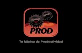Tu fábrica de Productividad...Aspel PROD 3.0 Con Aspel PROD 3.0 es posible: • Manejar a través de hojas de costos las materias primas, mano de obra y otros insumos de cada producto