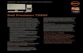 Dell Precision T5500...Un compartimento flexible externo de 3,5 pulg. para una disquetera o un lector de tarjetas, o bien, en la orientación de minitorre, una tercera unidad de disco