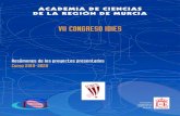 VII CONGRESO IDIES - UMEste libro de actas del VII Congreso IDIES se ha impreso con subvención de la Comunidad Autónoma de la Región de Murcia, a quien agradecemos su ayuda. Todos
