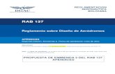RAB-137 Apéndices ENMD 5 · 2020. 12. 7. · APÉNDICE 5 ... (Doc. 9157) Parte 4 Ayudas Visuales de la OACI, se da orientación en cuanto a los cambios de cromaticidad debidos al