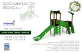 SLV02 - SELVA DORADA - FICHA TÉCNICA 1 · 2020. 10. 14. · Maxi Torre “Selva Dorada” Altura libre de caída: 1,36 m Edad recomendada de uso: a partir de 3 años Componentes